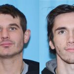 Four individuals are sought on multiple charges. David Gonzales, Brandon Madrid, Braden Asbury, and Karri Embach. Images-DoJ