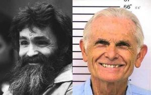 The notorious 1970's serial killer, Charles Manson.