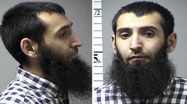 Booking photos of 29-year-old Sayfullo Saipov. Images-Missouri Dept of Corrections