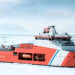Artists rendering of the future Arctic Security Cutter that the U.S. Coast Guard said would first be homeported in Alaska. The first of the icebreaking cutters are scheduled for delivery in 2028. (Davie Defense, Inc.) Read more at: https://www.stripes.com/branches/coast_guard/2026-04-16/new-icebreakers-homeport-alaska-21399403.html Source - Stars and Stripes