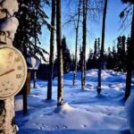 Photo by Rod Boyce The temperature falls to 45 degrees Fahrenheit below zero at this home in Two Rivers, Alaska, on March 11, 2026.