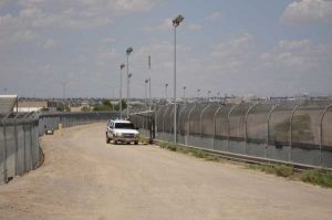 The U.S. border fence near EL PASO. Image-Office of Representative Phil Gingrey