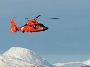 Coast Guard MH-65 Dolphin Rescue helicopter. Image-USCG