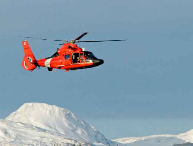 Coast Guard Rescues Two from Unalaska Aircraft Crashsite