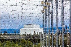 The antennas of the upper-atmosphere research station near Gakona now owned by the University of Alaska. UAF photo by Todd Paris.