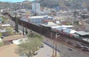 Section of actual border wall in the U.S. south.