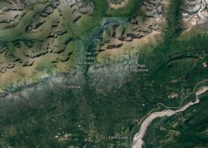 Fishhook area of Hatcher Pass. Image-Google Maps