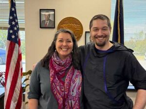 Meda DeWitt and Chris Steere announce their  candidacy in Alaska's gubernatorial race.
