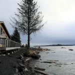 The Organized Village of Kasaan Tribal Hall, site of the small boat workshop. Photo courtesy Department of Commerce, Community and Economic Development Division of Community and Regional Affairs’ Community Photo Library.