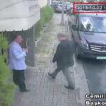 This image taken from CCTV video obtained by the Turkish newspaper Hurriyet and made available on Oct. 9, 2018 claims to show Saudi journalist Jamal Khashoggi entering the Saudi consulate in Istanbul, Oct. 2, 2018.