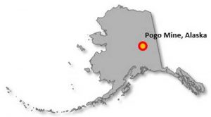 Location of Pogo Mine in interior Alaska. Image-DEC