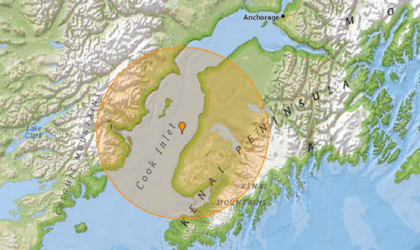 5.4 Magnitude Quake Rattles Kenai Peninsula
