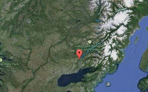 Nondalton is between Lake Clark and Iliamna Lake about 20 miles to the east of the proposed Pebble Mine. Image-Google Maps