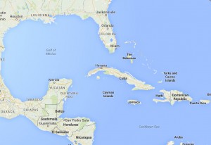 While laying only 93 miles of the U.S. coast, relations with Cuba, that have been cold for over five decades, is beginning to thaw. Image-Google maps