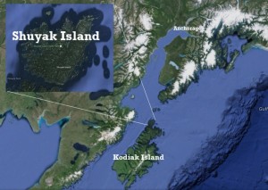 Shuyak Island is part of the Kodiak Archipelago. 
