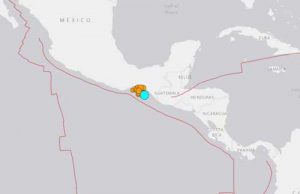 A massive 8.2 magnitude quake struck southern Mexico on Thursday. Image-USGS