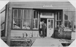 Early photo of Metlakatla Post Office. Image-National Archives and Records Administration