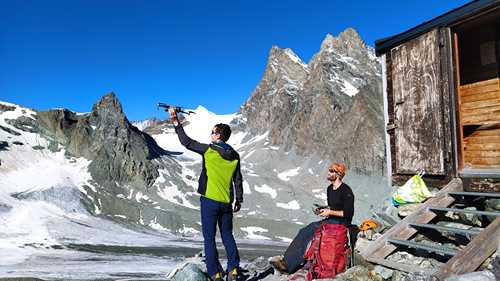 Mountain glaciers will lose their insulating air layer