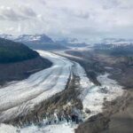 Photo by Albin Wells Nizina Glacier, shown here in summer 2022, is located 20 miles northeast of McCarthy, Alaska.