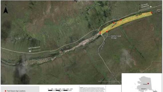 BLM Announces Temporary Trail Closure on Portion of Nome Creek Trail in the White Mountains National Recreation Area