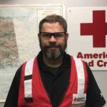 Shayne Jones, disaster program manager for the Red Cross of Alaska Serving the Far North and Interior. Photo Credit: Cari Dighton/American Red Cross