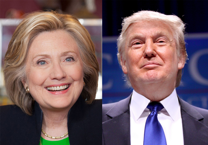 Trump, Clinton Lead Voter Presidential Polls