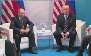 Putin and Trump in Germany. Image-CNN screenshot