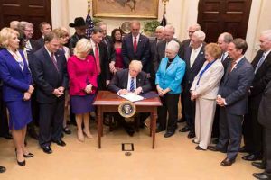 Monday's White House Bill signing. Image-Official White House photo by Benjamin Tuck