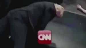 Trump beating up CNN in Twitter post. Image-Twitter
