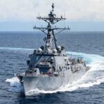 The U.S Navy accepted delivery of the future USS Ted Stevens (DDG 128), a Flight III Arleigh Burke-class destroyer, from HII’s Ingalls Shipbuilding division, Dec. 29, 2025. Image- Public Domain