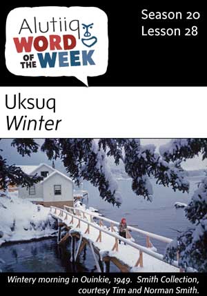 Winter-Alutiiq Word of the Week-January 7th