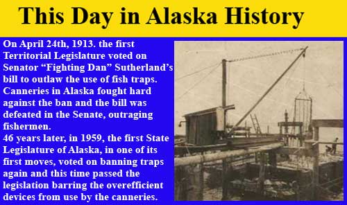 This Day in Alaskan History-April 24th, 1913