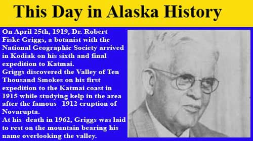 This Day in Alaskan History-April 25th, 1919