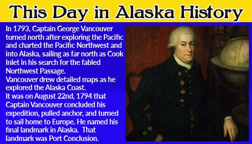 This Day in Alaska History-August 22nd, 1794