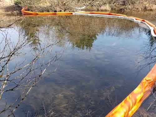 Cleanup Continues at Buskin River Oil Spill Site