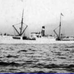 Ther Burnside at anchor in Puget Sound. Image-Public Domain