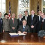 On January 12, 2007 President George W. Bush signed the Magnuson-Stevens Act reauthorization. Credit: White House Archives