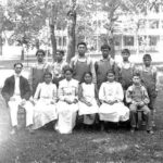 Eleven Alaskan Students with Charles E. Bunnell, 1901. Photograph courtesy of the National Anthropological Archives
