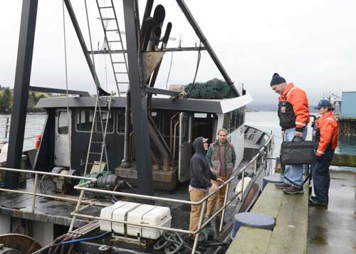 Coast Guard Conducts Dockside Fishing Vessel Exams in Bristol Bay