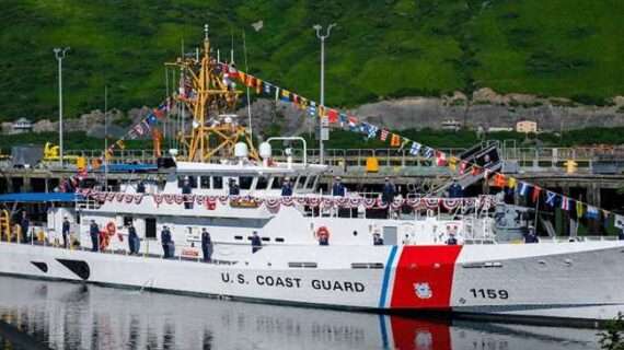 Coast Guard commissions Coast Guard Cutter Earl Cunningham (WPC 1159) in Kodiak