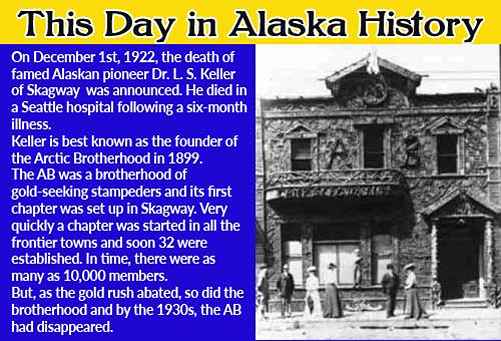 This Day in Alaska History-December 1st, 1922