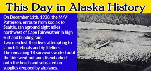 This Day in Alaska History-December 11th, 1938