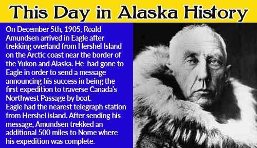 This Day in Alaska History-December 5th, 1905
