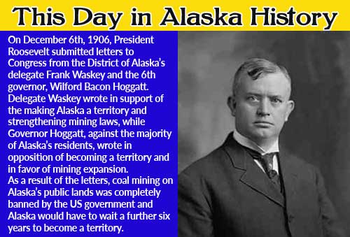 This Day in Alaska History-December 6th, 1906
