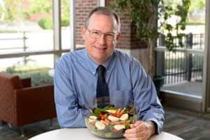 Research led by Wayne Campbell shows risk factors for cardiovascular disease closely track changes in eating patterns. CREDIT Purdue University photo/John Underwood