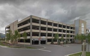 Parking garage at 4501 Diplomacy Drive. Image-Google Maps