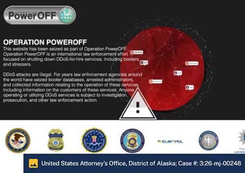U.S. authorities conduct cyber operations as part of global crackdown on DDoS-for-hire services