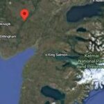 Location of Ekwok in Southwest Alaska. Image-Google Maps