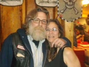 Jeffrey Esley and his wife Charlene died while riding their motorcycle on the  Parks Highway Monday. Image-FB  Profiles