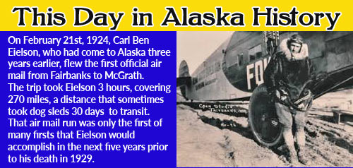 This Day in Alaska History-February 21st, 1924